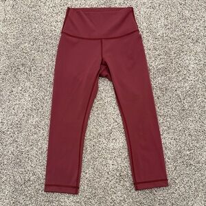 lululemon athletica Kids Burgundy Leggings